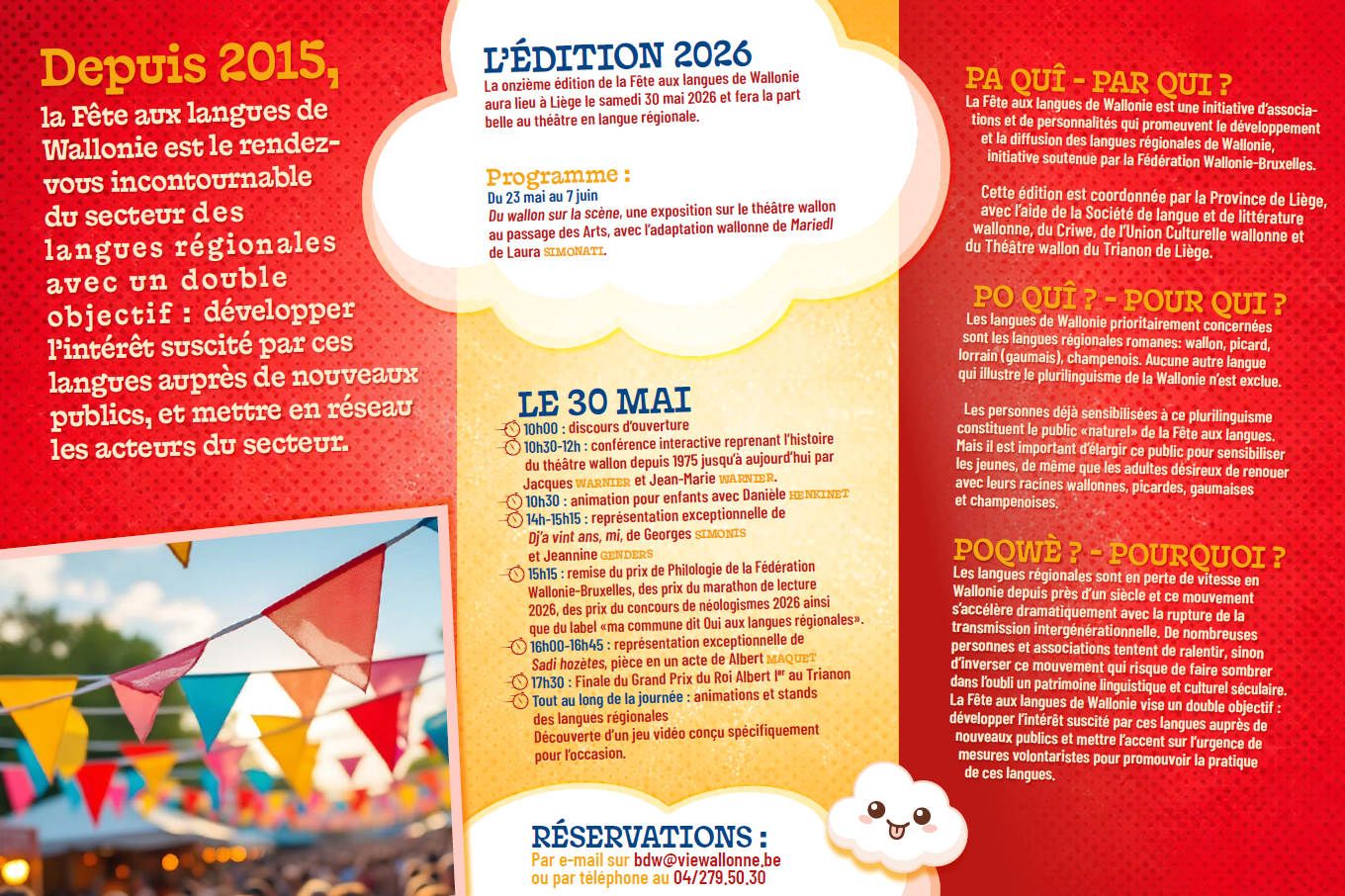 Affiche de la FALW 2026